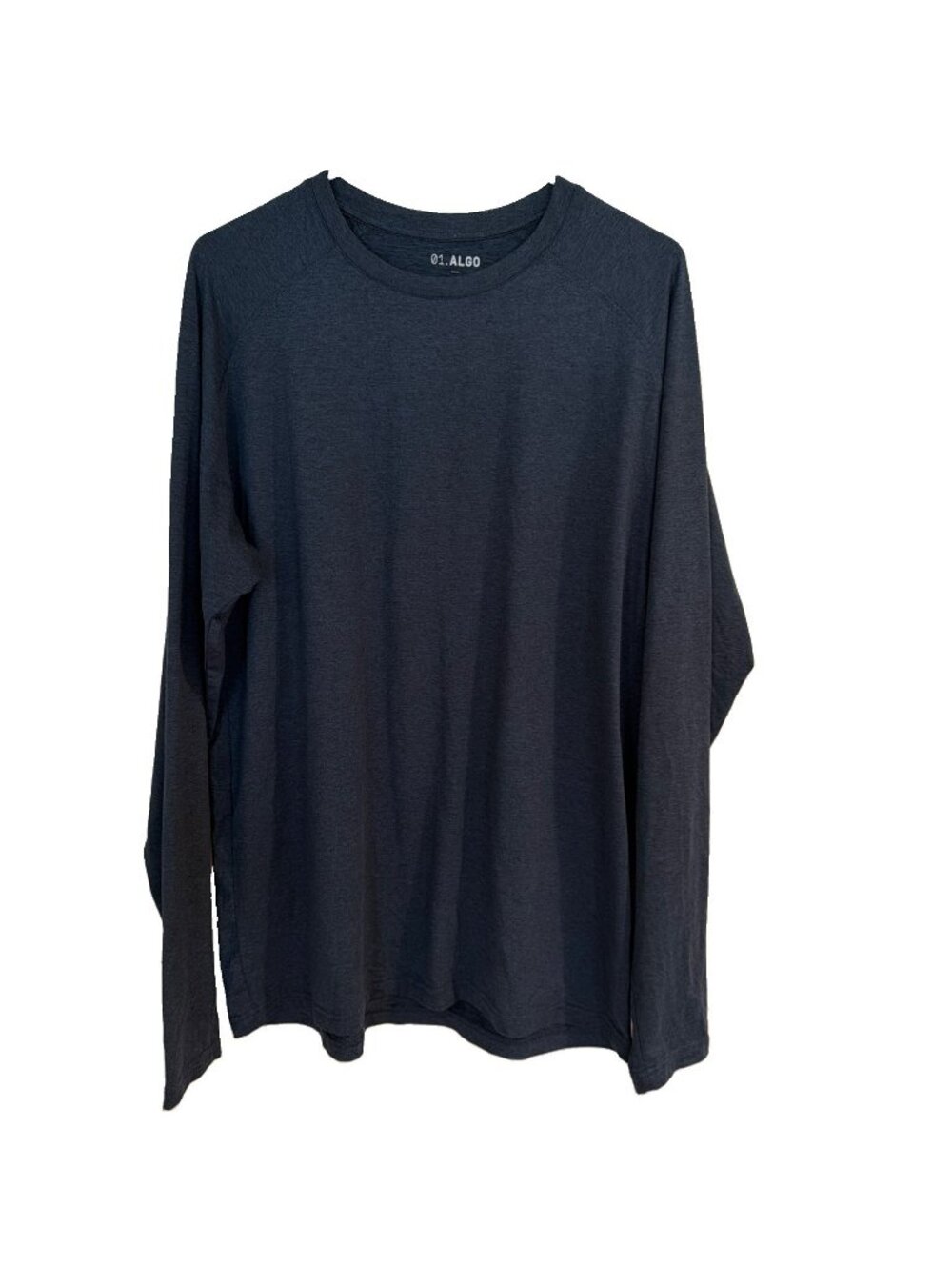 01. Algo Shirt Mens Sz L Blue Performance Anti Odor Moisture Wicking NWOT